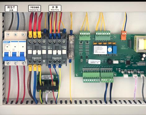 water chiller machine control box